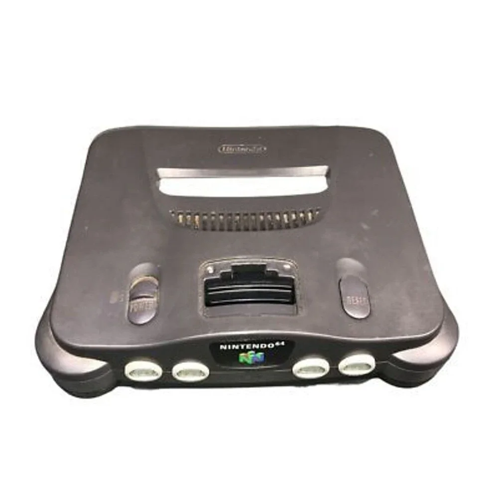 Nintendo 64 N64 Console System Black w Controller Chords TESTED